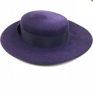 Vintage Adolfo II Bollman Hat Co Sailor Style Hat